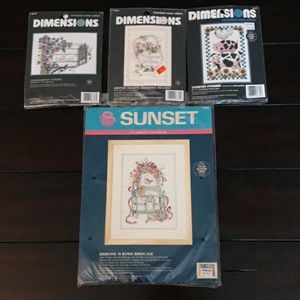 Cross stitch kits (4)!